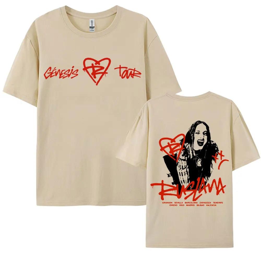 

Ruslana 2026 Album Tour Graphic TShirt Unisex Fashion Vintage Pop Music Tee Casual Cotton Loose Fit Summer Top Tshirts 4XL
