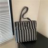 Corduroy bag, new women's bag, fashionable stripe, versatile shoulder bag, bag, one piece