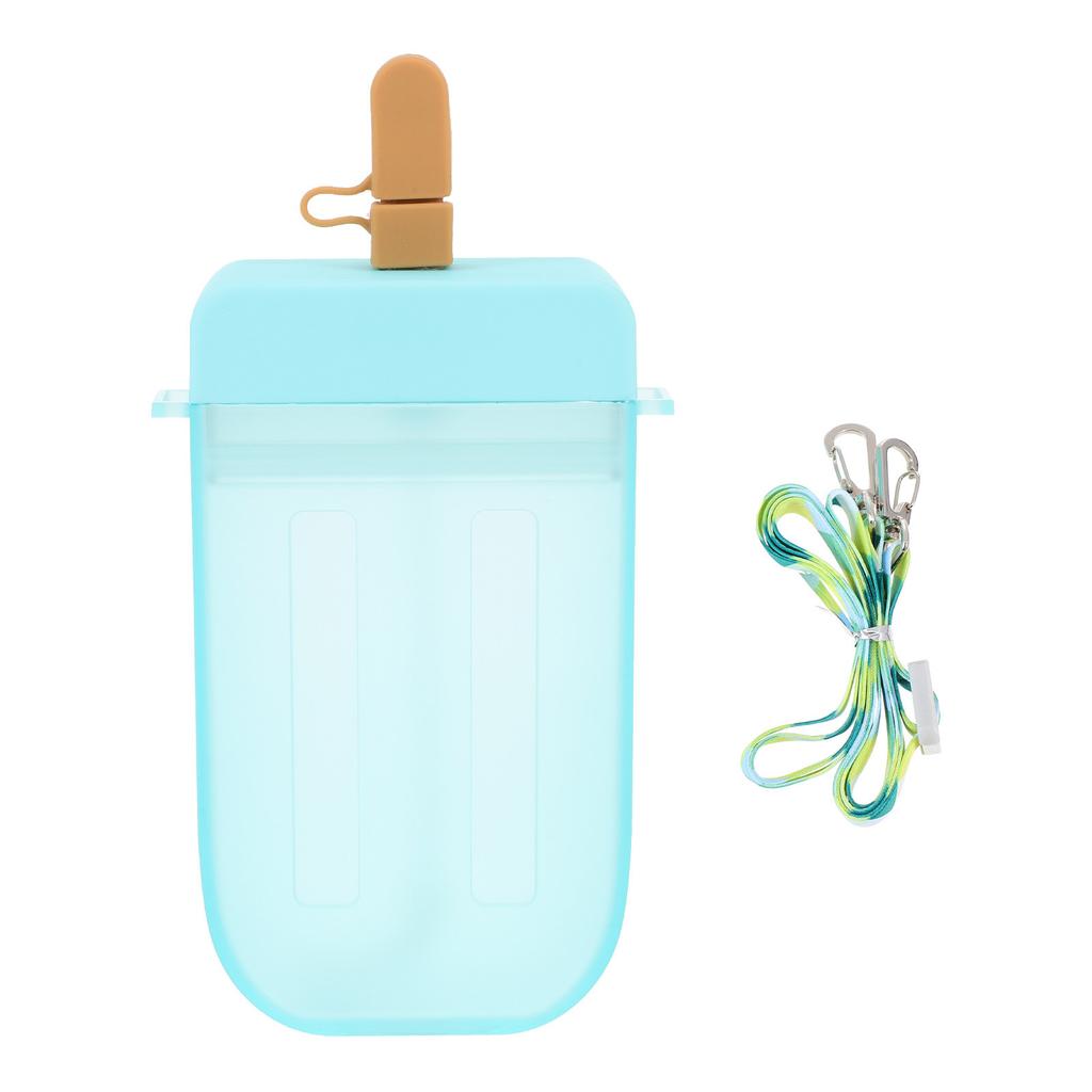 Creative Ice Bottle Portable Cartoon Beverage Cup for Summer Outdoor Travel Juice Coffee Tea Smooth Easy Clean