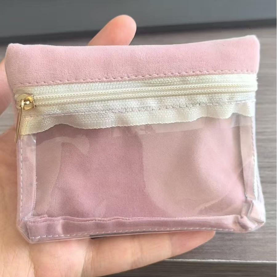 Compact Flannel Jewelry Storage Bag: Anti-Oxidation Box for Ornaments, Earrings, Rings, Necklaces & Mini Coin Purse