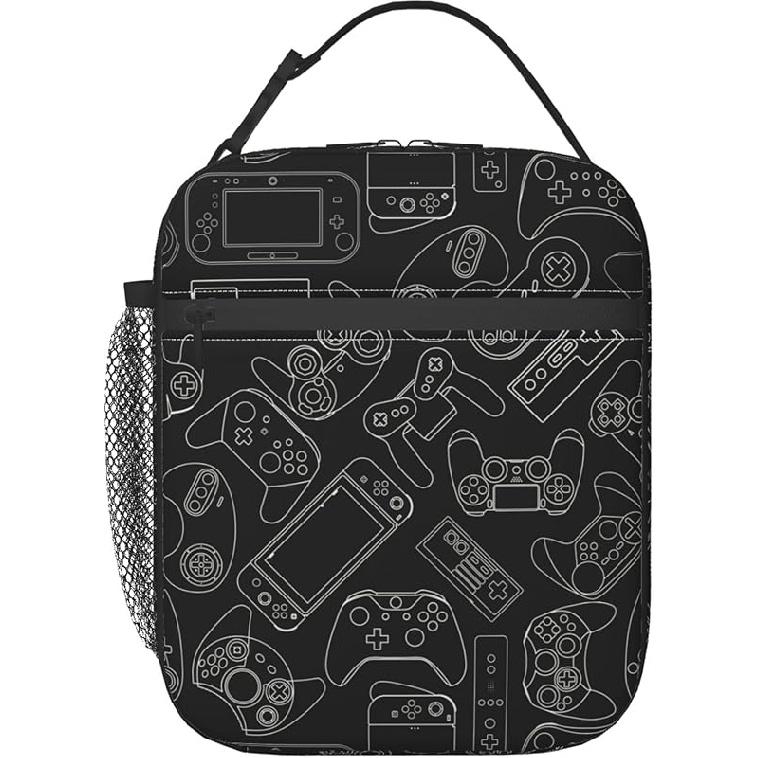 Video Game Controller Insulated Lunch Bag - Reusable Lunch Box - Portable Lunch Tote For Women Men And Kids Video Game Controller1 6230₽