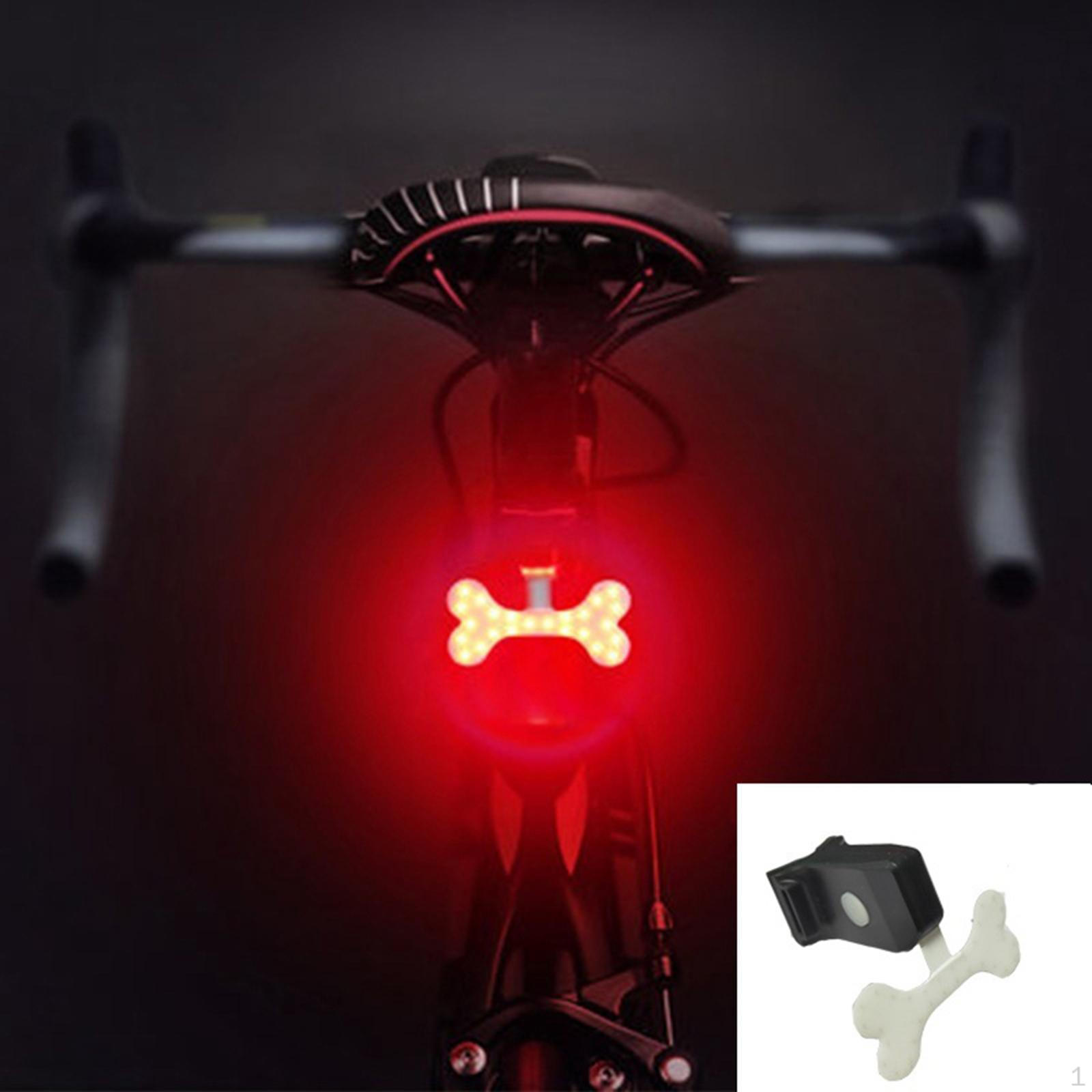 

Свет, велосипедные задние фонари с USB-зарядкой, водонепроницаемые, предупреждение о безопасности для велосипедистов Bone