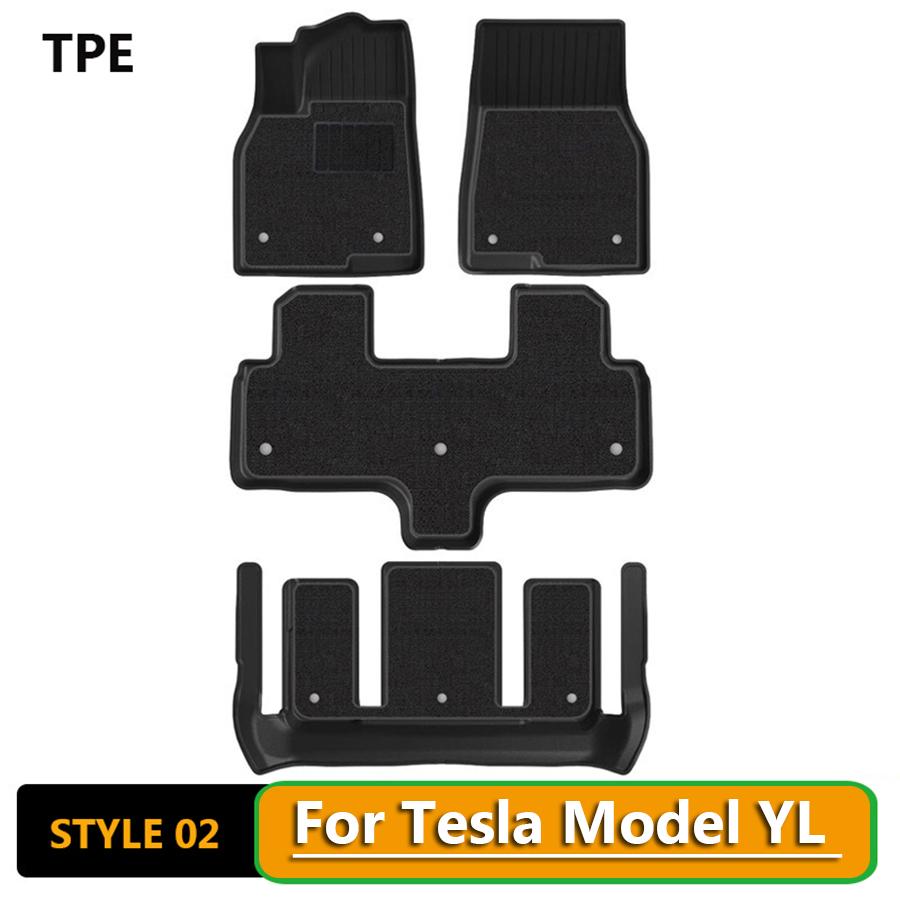 Car Special TPE Car Floor Mats For Tesla Model YL 2025 Waterproof wear-resisting Accessories interior Decor Styling ideas