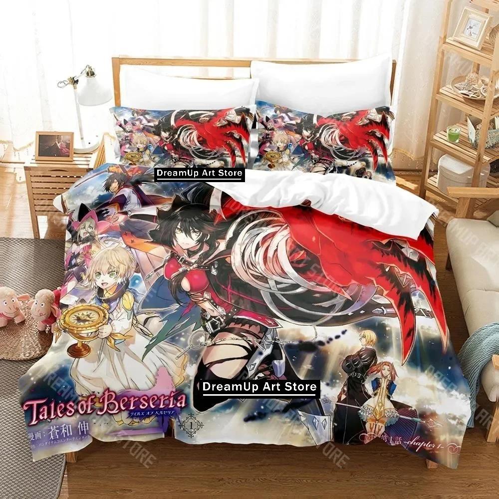 3D Print Tales of Berseria Bedding Set Twin Queen King Full Size Single Double Duvet Cover Pillowcase Bed Boys Girls Adults