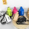 Patterns Letter Fashion Kids Single Shoulder Crossbody Chest Bag Gift Breathable