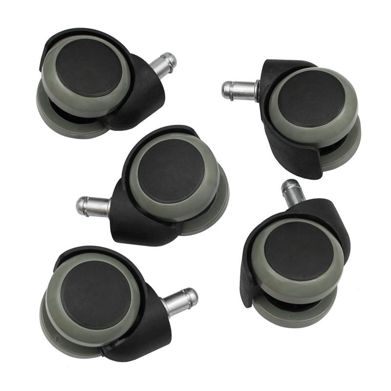 AEE2-2Inch Office Chair Casters,Office Chair Wheels,Heavy Duty Silent Replacement Rollers, Universal Fit - Set Of 5