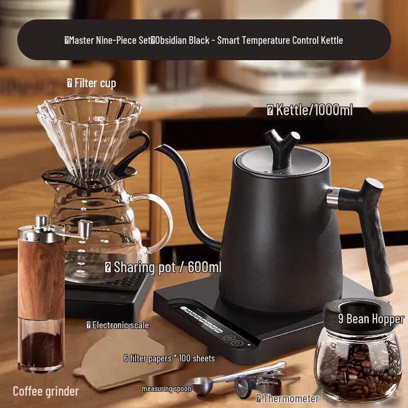 Qiwei Baoxuan Japanese Style Temperature Control Electric Pour-Over Kettle