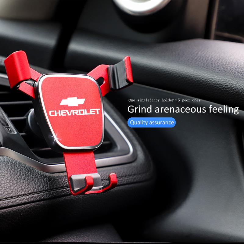 Gravity Car Phone Holder Air Vent Clip Cell Phone Stand Support For Chevrolet Groove Volt Lacetti Veo Matiz Onix Camaro Trax Z71