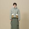 Teddy Diamond Quilting Puffer  Olive 