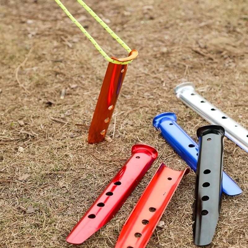 Confezione da 10 Picchetti da Sabbia Durabilità Chiodi per Tenda Multiuso Ancore per Tenda Picchetto Tipo Pesante per Riparo Esterno Sicuro