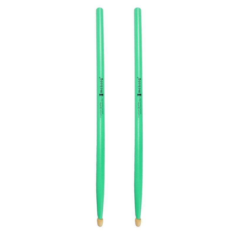 1 Paire de baguettes de batterie antidérapantes 5A/7A en érable pour débutant, étudiant, adulte