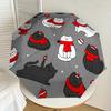 1pc Christmas Cats Automatic Folding Umbrella - Portable Collapsible Design, 8-Rib Iron Frame, Casual Outdoor Accessory yy251215247