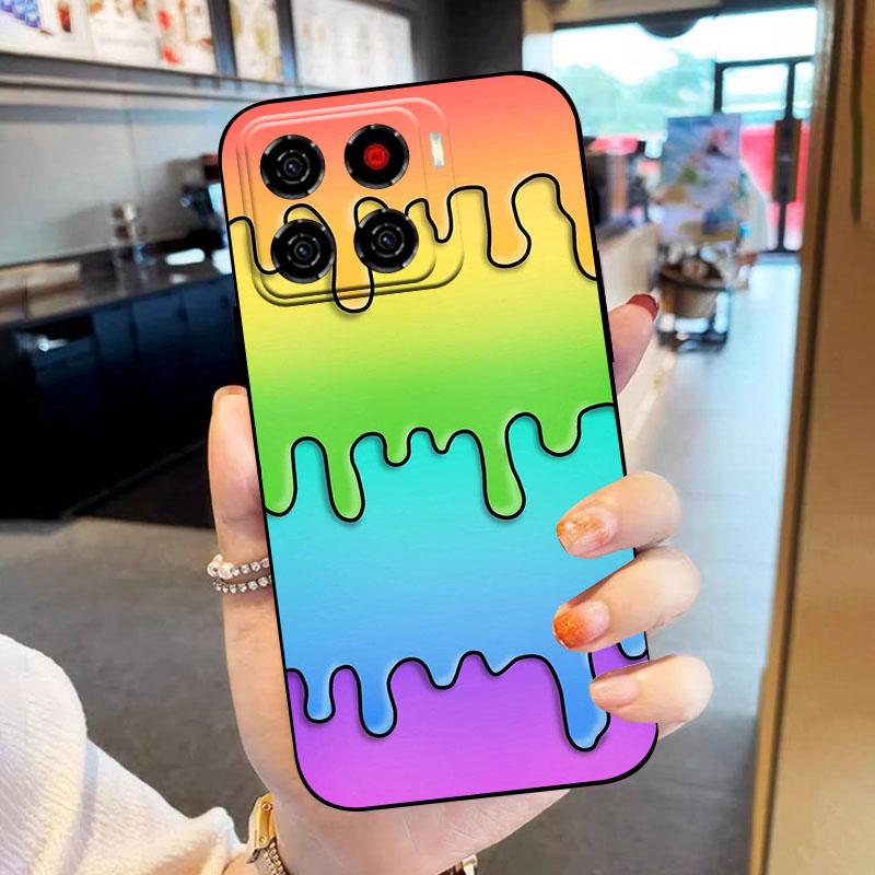 For ZTE Blade A56 Case Cute Cartoon Soft Silicone Phone Cover For ZTE Blade A 56 4G TPU Shockproof Bumper BladeA56 Z2473 Fundas