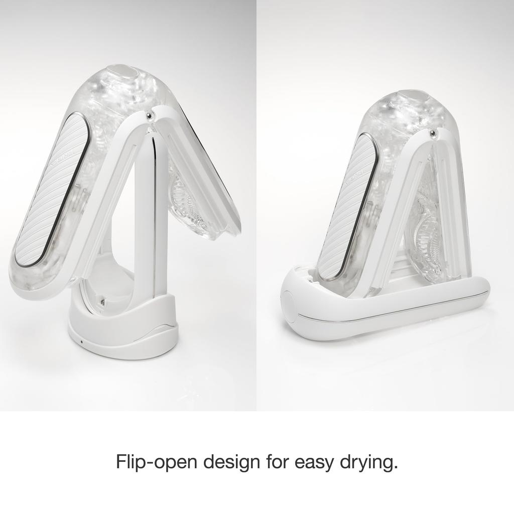 TENGA FLIP 0 Gravity Elektronisch Elektrisch Inklusive Mini-Lotion Vibration, Weiß, Weich, Vibration, Wiederverwendbar,