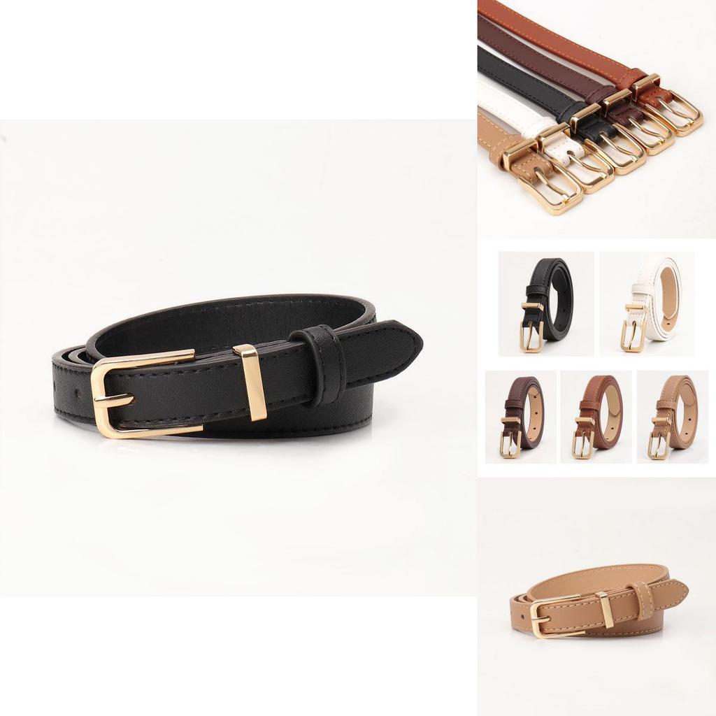 Elegant Faux Leather Womens Belt With Metal Buckle For Fashionable Jeans And Outfits