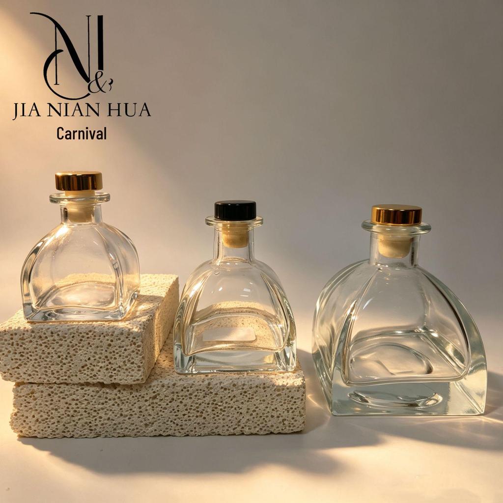 Transparent Glass Flameless Aromatherapy Bottle - Mongolian Yurt Home Decor