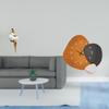 Скульптура из смолы в виде девушки и настенные часы Декоративное украшение для офиса, спальни, ванной комнаты, ресторана