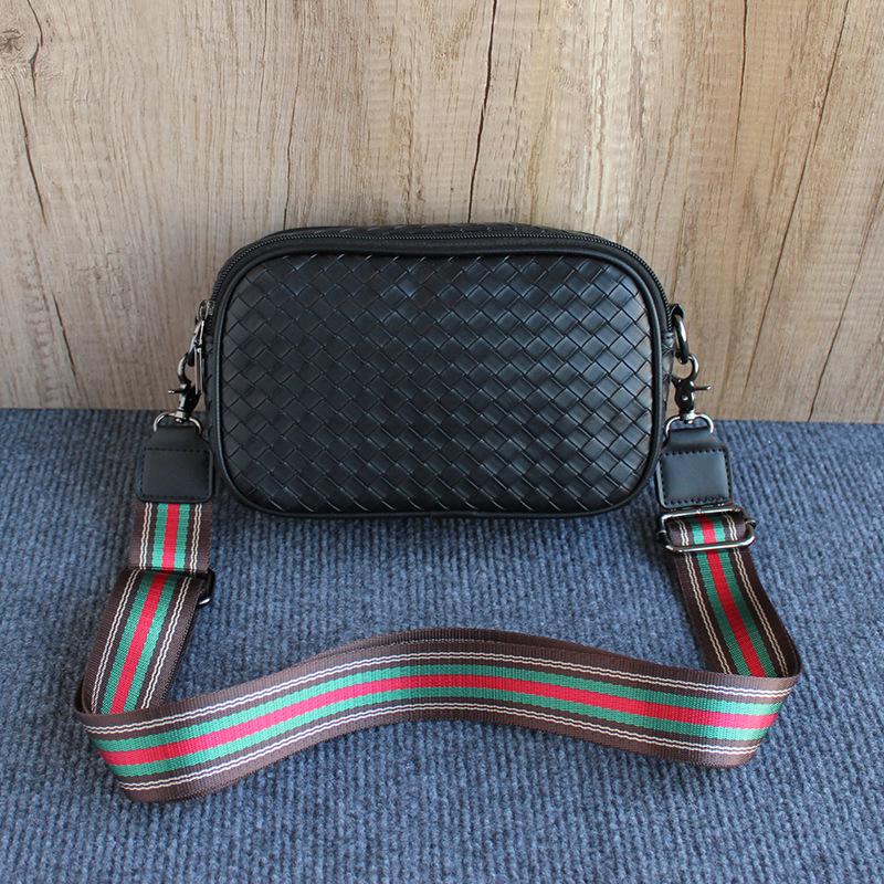 Korean Soft Leather Retro Crossbody Bag - Unisex Large Capacity Pillow Design for iPad