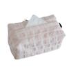 ins style Korean tissue cover i Korean Nordic French paper drawing storage bag tissue box plaid tulip