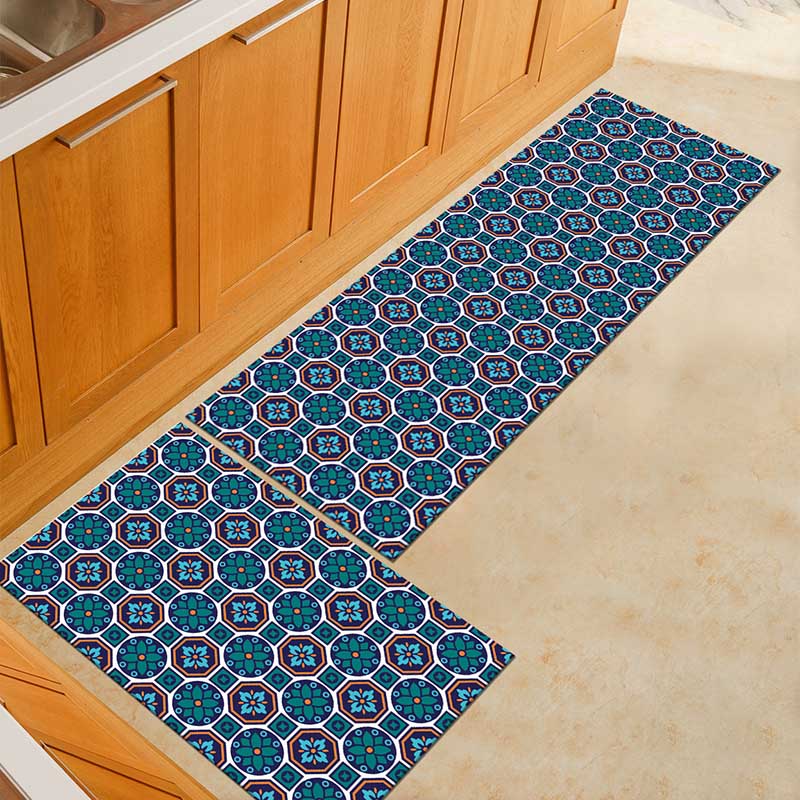 Kitchen Mat Cheaper Anti-slip Modern Area Rugs Living Room Balcony Bathroom Printed Carpet Doormat Hallway Geometric Bath Mat