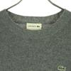 Lacoste Cashmere Blend One Point Long Sleeve Knit S Gray Men's Used