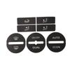 Auto Center Console For GOLF/Mk5 04-08 AC A/C Control Button Worn Repair Kit Decals Stickers Car Button Repair Stickers