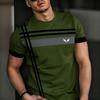 Men's Casual Plus Size Short T-shirt Men's Round Neck Short T-shirt