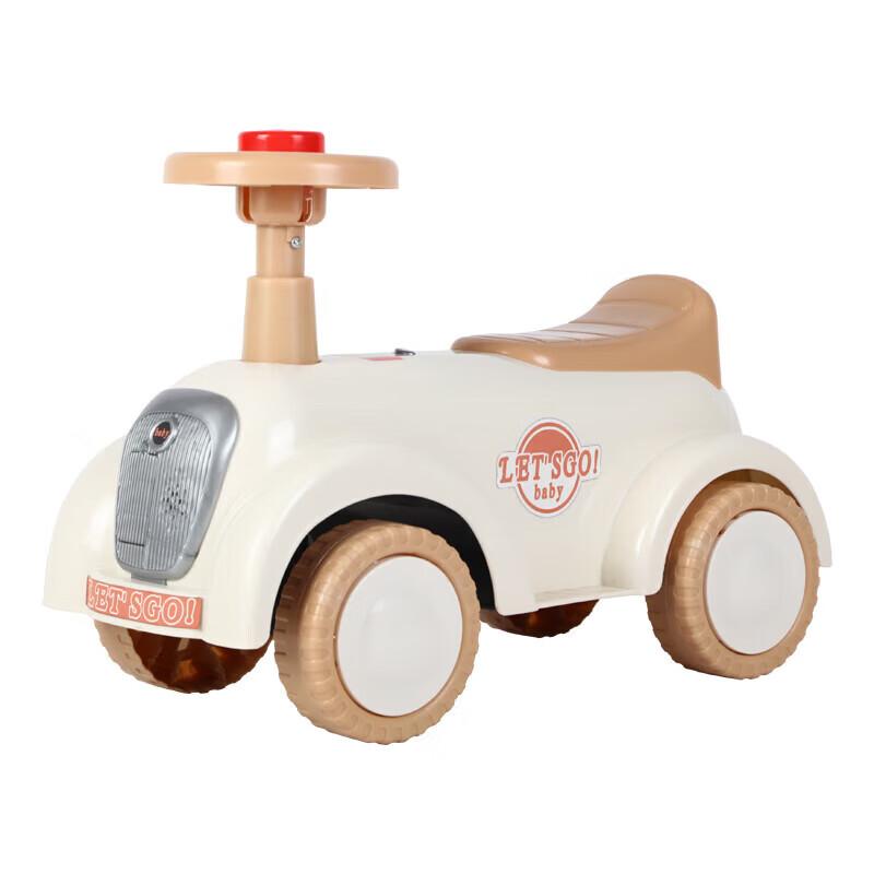 Airud Kids 4-Wheel Balance Bike with Music & Lights (CN version)