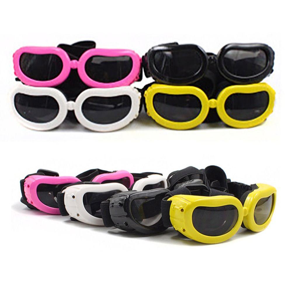 Multicolour Pet Goggles Adjustable Windproof Rope Cat Dog Sunglasses Pet Photo Props UV Protection Dog Motorcycle Glasses