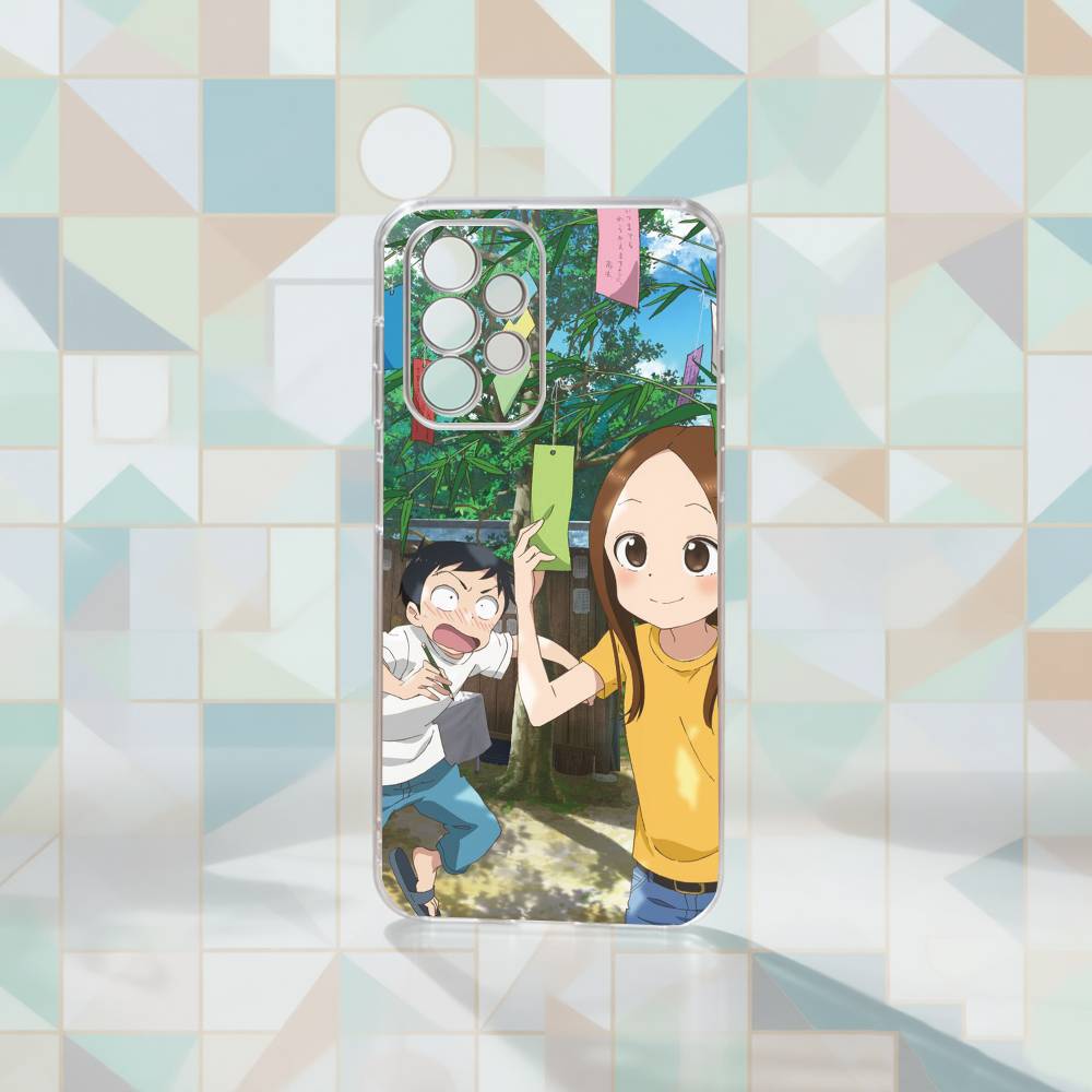 Karakai Jouzu no Takagi-san Phone Case For Samsung S25,S24,S21,S22,S23,S30,Ultra,S20,Plus,Fe Transparent Cover