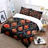 Christmas Ornament Pattern Set Bedding Duvet Cover Set Duvet Cover Pillowcases  (1*Duvet Cover 2*Pillowcases, Without Duvet Insert)