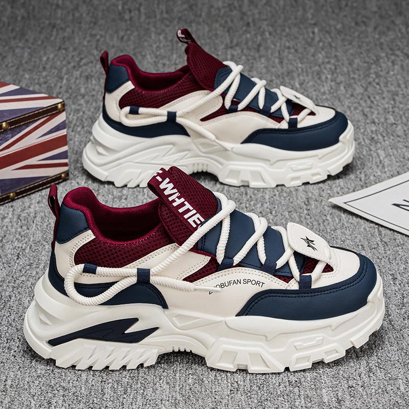 

Новые модные мужские туфли Four Seasons Low Top, удобные дышащие повседневные кроссовки 44 бежевый/синий