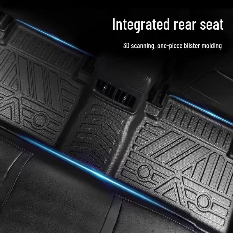 Waterproof, Eco-Friendly TPE Wear-Resistant Floor Mats for 2023-2025 Honda Civic Hatchback (RHD)