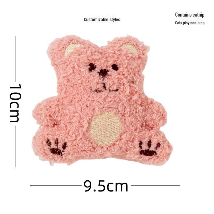 New Catnip Plush Toy: Cat Grass-Infused, Bite & Scratch Resistant, Self-Entertaining Doll for Cats