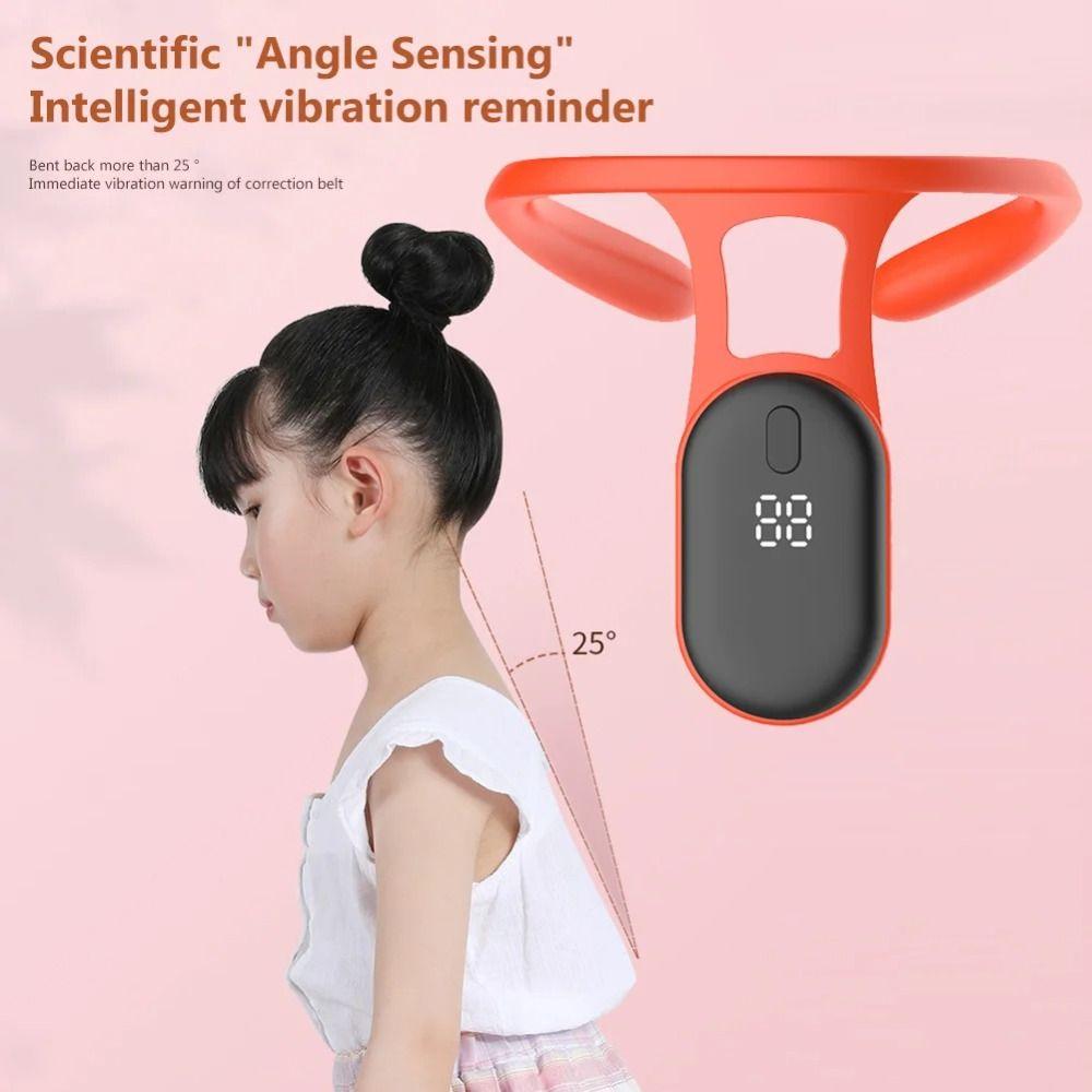 Prevent Hunchback Posture Training Reminder Sensor Intelligent Neck Hump Corrector  Working