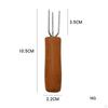 Corn Holder Barbecue Butter with Wood Handle Fruit Forks BBQ Cooking Food Fork
