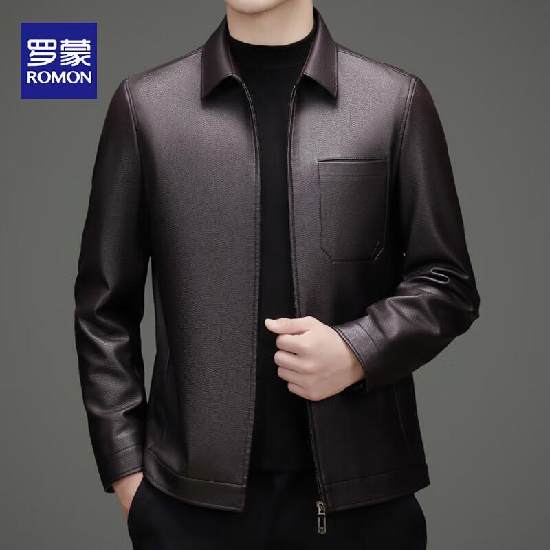 

ROMON Мужская повседневная куртка из искусственной кожи L
