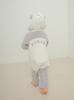 BABY Powder Animal Rompers PBNO259025 OWHT 80 [Gelato Pique]