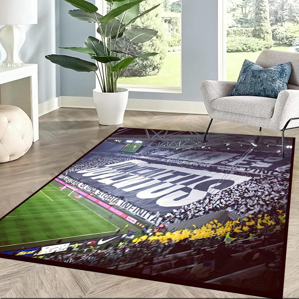 Juventus Floor Mat Design For Dining Room Living Rooms Study Room Bedrooms Antislip Carpet Anime Office Decor Perfect Birthdaychristmas Gift Idea