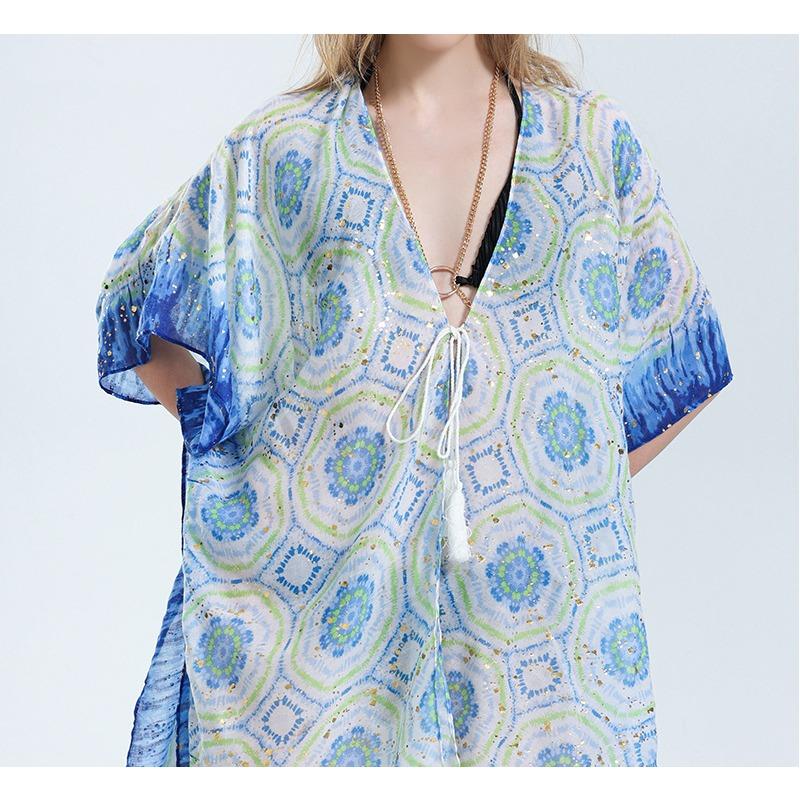 Women S Summer Sunscreen Large Neck Scarf For Outdoor Beach Daily Wear