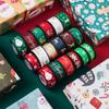 5yards 25mm Christmas Ribbon Printing Ployester Ribbon For Handmade Bow Christmas Decorations DIY Gift Wrapping