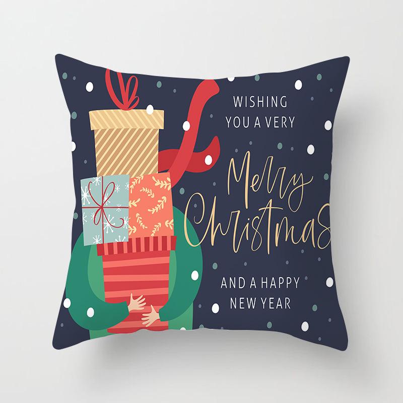 New Santa Claus Snowman Pillow Case Festive Home Decoration Pillow Cushion Case