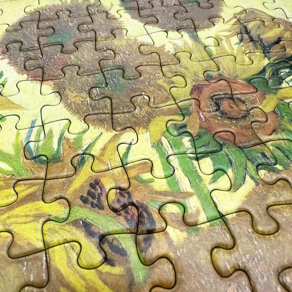 Vincent van Gogh Sunflowers Jigsaw Puzzle, A4 Size, 104 Pieces
