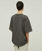 MAGOODGAN Swagver 3579 Overlock Oversized Dark Gray Short Sleeve Tee