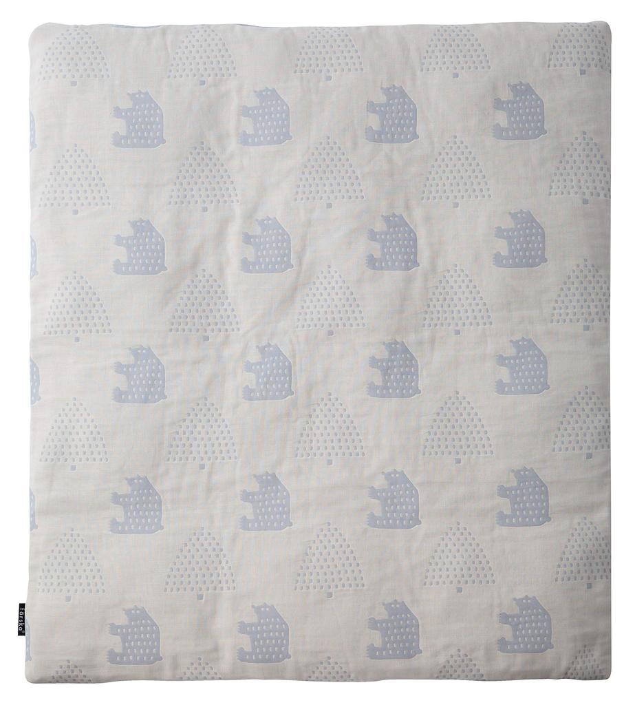 farska Triple Gauze 2-Way Duvet Cover (Morinokuma Sky Gray) FLAGSHIP LINE 746183