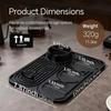 Thickened Silicone Coffee Mat Nonslip Cup Holder Espresso Accessories Organizer Countertop Protector for ES601 ES701