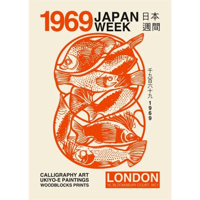 Vintage Culture of Japan Posters and Prints Canvas Wall Art Painting Nature Mount Fuji Japanese Exhibition Poster for Home Decor