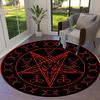 1pc Office Carpet Chair Mats Baphomet Symbol Perfect for Decorating Office Chairs, Living Rooms, Or Bedrooms