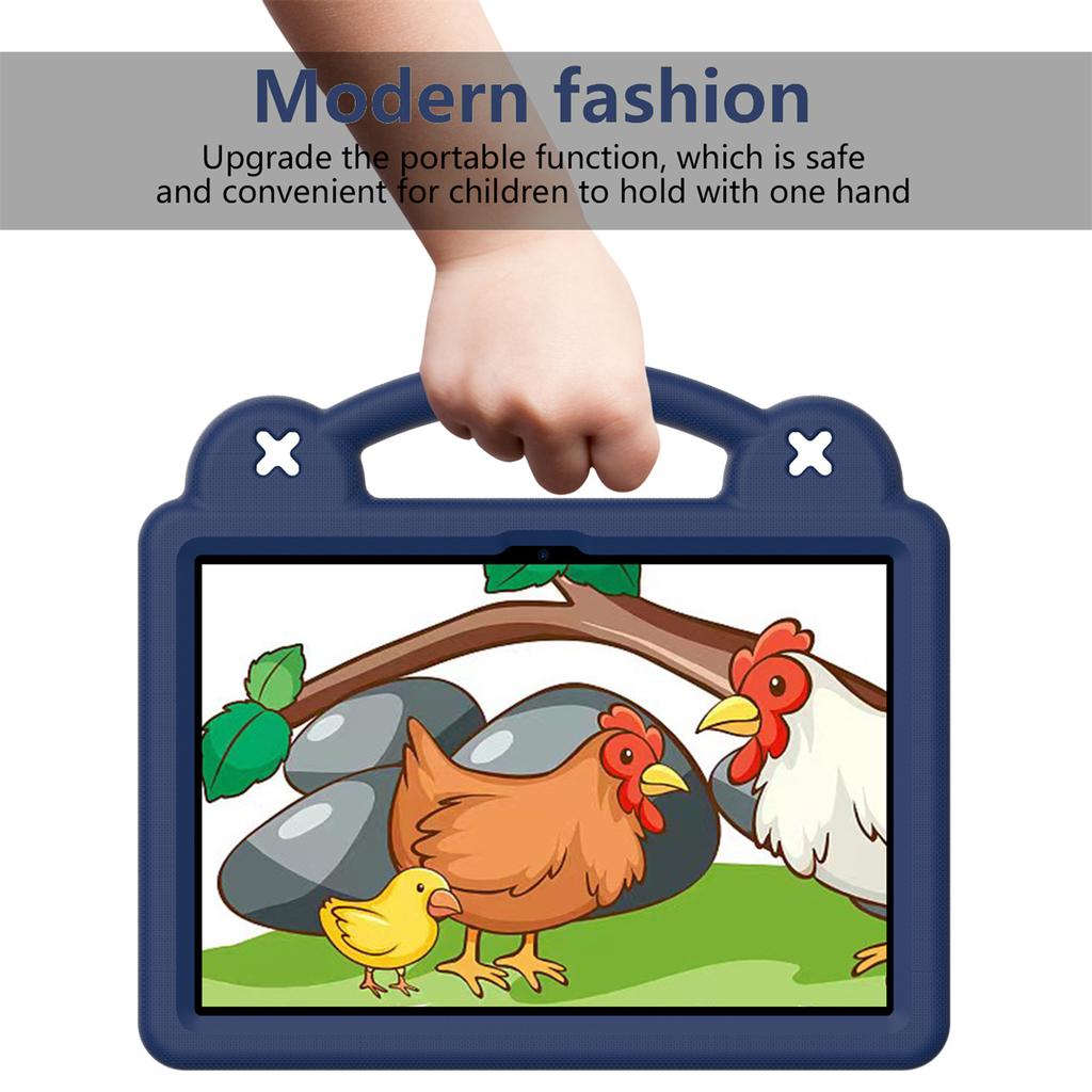 For Amazon Fire HD 8 (2024) Case Kids Cartoon Patterns Hand Grip Kickstand Tablet EVA Cover