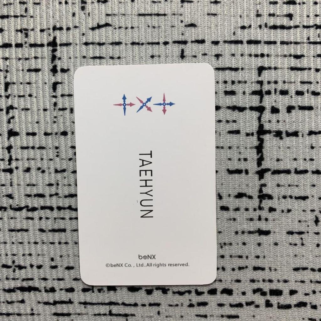 [USED] TXT Taehyung Weply Limited FC Bonus MAGIC HOUR Trading Card